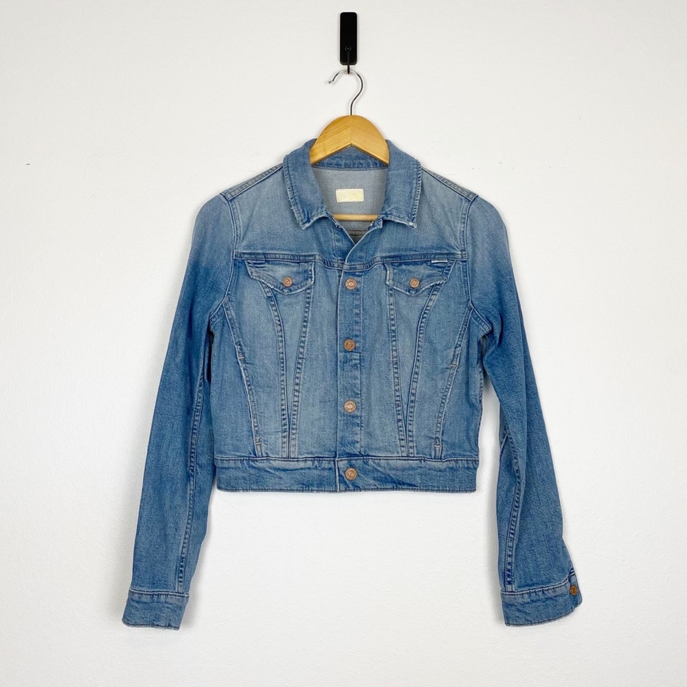 Mother The Rebel Denim Jacket in Tourist Trap Wash